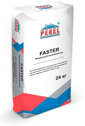 0732 Faster Наливной пол PEREL  24 кг в Электростали по низкой цене