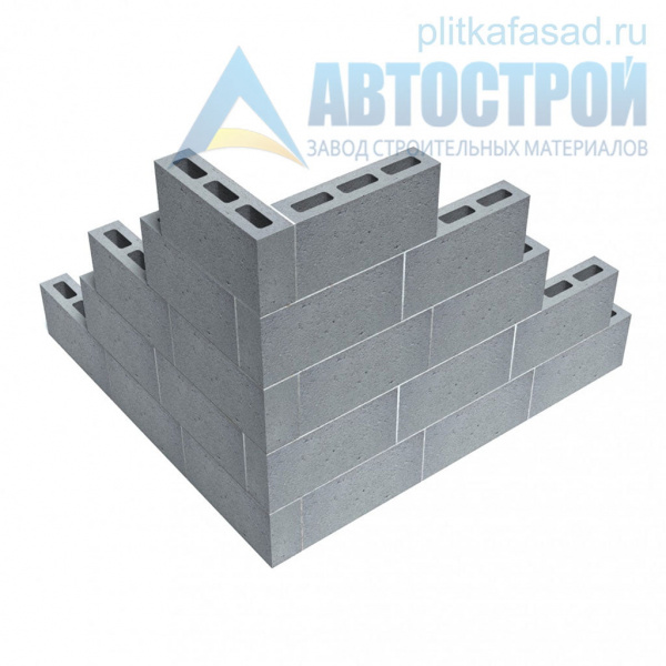 Блок бетонный для перегородок 80x188x390 мм пустотелый А-Строй в Электростали по низкой цене