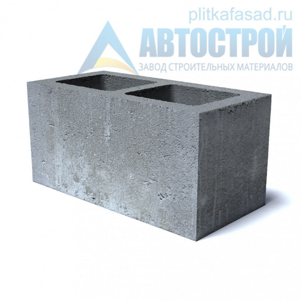 Блок бетонный стеновой 190x190x390 мм пустотелый А-Строй в Электростали по низкой цене