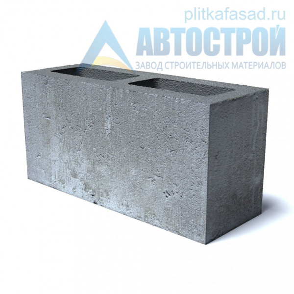 Блок бетонный для межквартирных перегородок 120х190х390 мм пустотелый А-Строй в Электростали по низкой цене