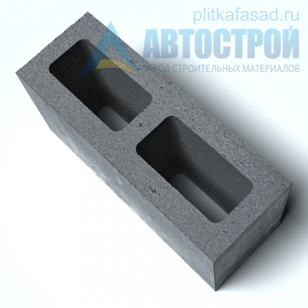 Блок керамзито­бетонный для перегородок 120х190(188)х390 мм пустотелый  А-Строй в Электростали по низкой цене