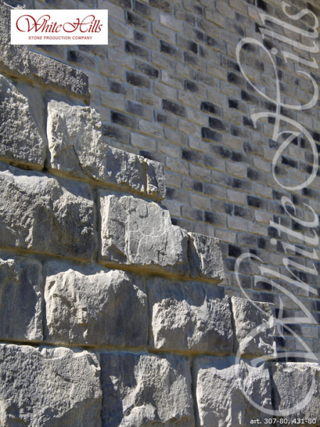 Искусственный декоративный камень Шеффилд 431-80+436-80 углы White Hills в Электростали по низкой цене